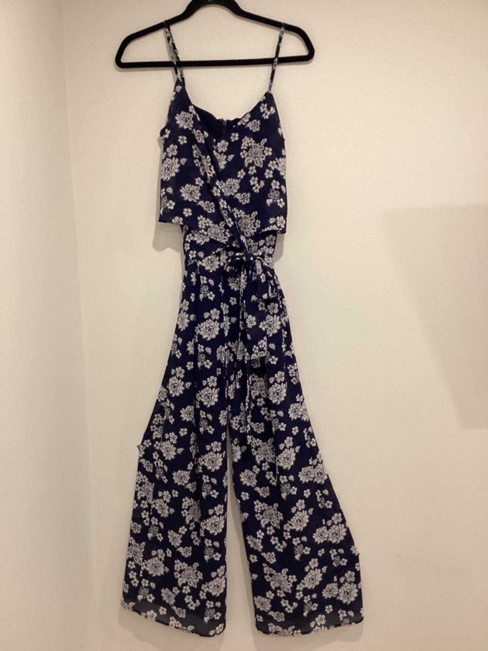 Michael Kors Navy Floral Jumpsuit